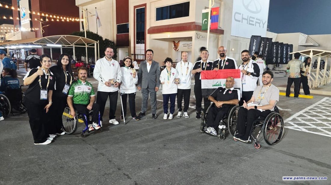 أبطال العراق يخطفون 34 ميدالية ملونة من دبي بينها ذهبية لنجلة عماد